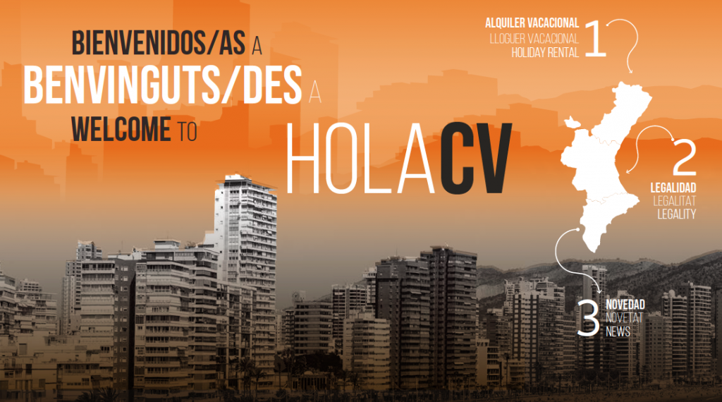 Holacv plataforma alquiler vacacional de viviendas turísticas en la comunidad valenciana