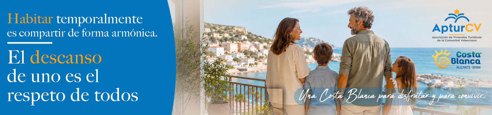 Banner convivencia turística Costa Blanca